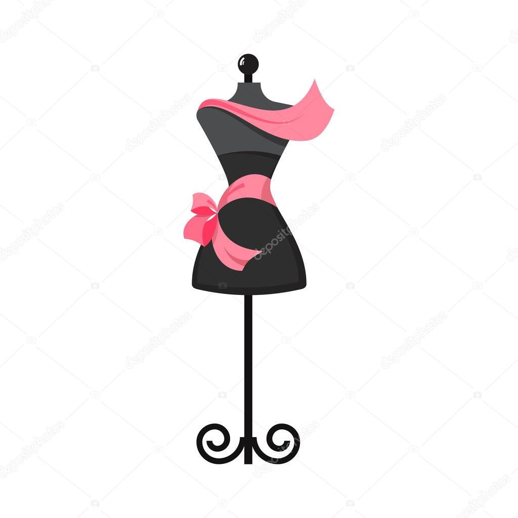  dummy dress illustration vector