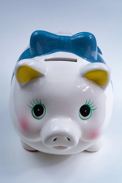 Piggy bank, érmék megtakarítások, üzleti koncepció — Stock Fotó