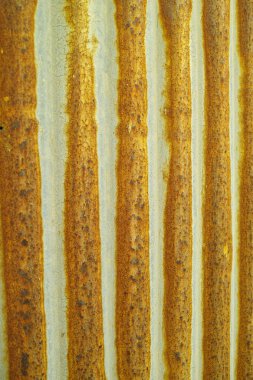 Paslı kıvrımlı demir metal dokusu.