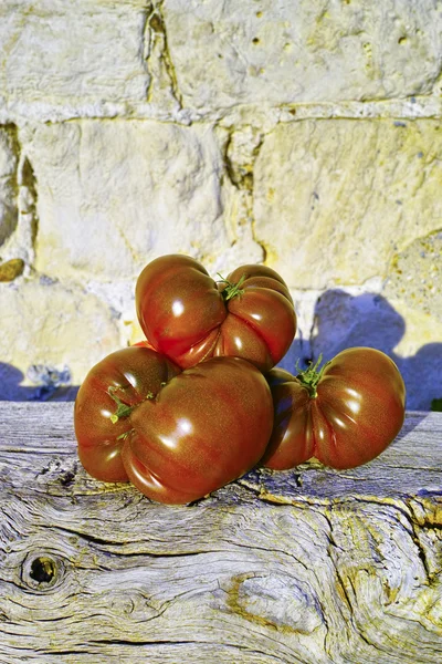 Big Black Pomodori cimelio — Foto Stock