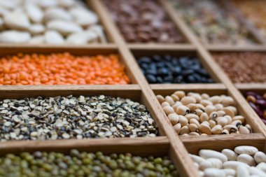 Muhtelif mercimek, fasulye, bezelye, tahıl, kabuğu çıkarılmış tane, soya fasulyesi toplama
