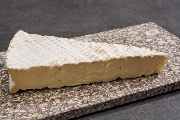 Collection Fromages Fromage Brie Meaux Seine Marne Avec Moisissure Blanche — Photo