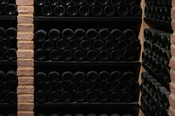 Flessen Vintage Versterkte Robijn Tawny Porto Wijn Oude Kelders Van — Stockfoto