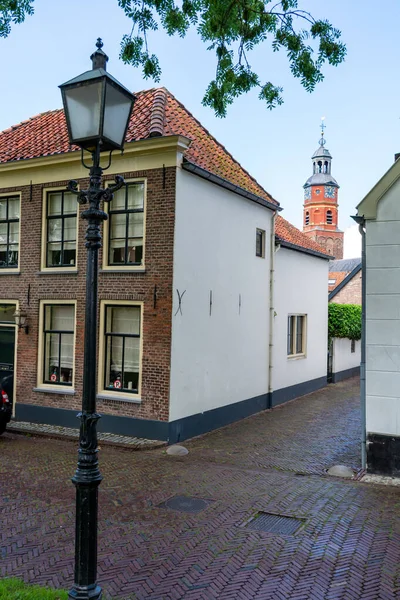 Büyük Tarihi Olan Küçük Bir Kasabadaki Eski Hollanda Evleri Buren — Stok fotoğraf
