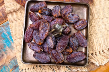 Kurutulmuş şekersiz hurma İsrail 'den jul meyveleri.