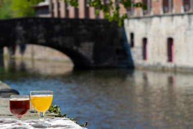 Belçika birasının açık kafe ya da meyhanedeki tadıyla güneşli bir günde Brüksel, Belçika 'daki ortaçağ evleri ve kanalları gezilecek.