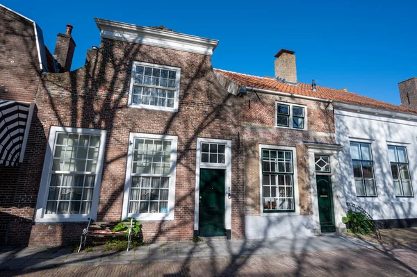 Hollanda Walcheren Zeeland Küçük Tarihi Bir Kasaba Olan Veere Deki — Stok fotoğraf