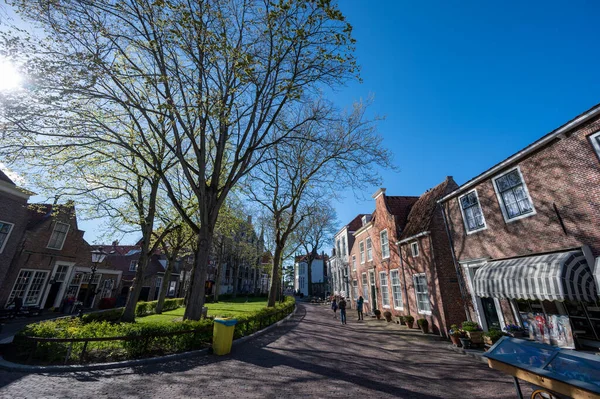 Hollanda Walcheren Zeeland Küçük Tarihi Bir Kasaba Olan Veere Deki — Stok fotoğraf