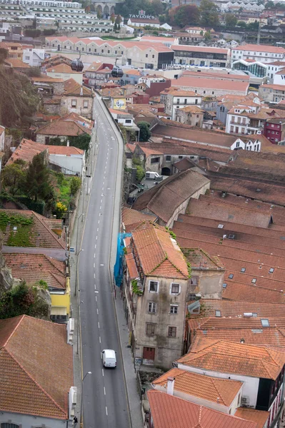 Vila Nova Gaia Portogallo Ottobre 2020 Tetti Rossi Vecchie Cantine — Foto Stock