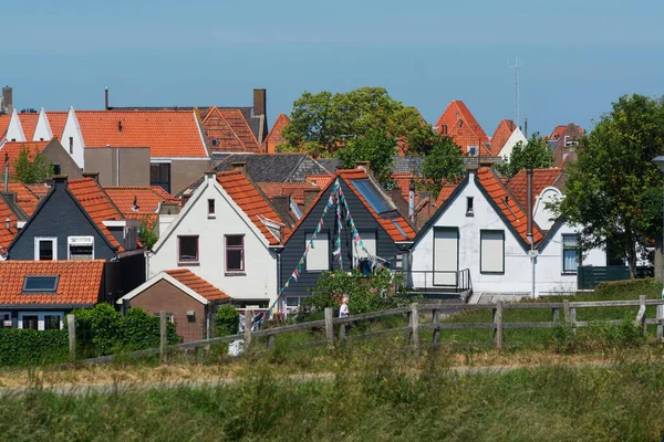 Procházky Starém Holandském Městě Zierikzee Starými Domky Uličkami Zeeland Nizozemsko — Stock fotografie