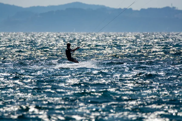 2021 Extreem Θαλάσσια Σπορ Πτερύγιο Πτέρυγα Kite Surfing Wind Surfindg — Φωτογραφία Αρχείου