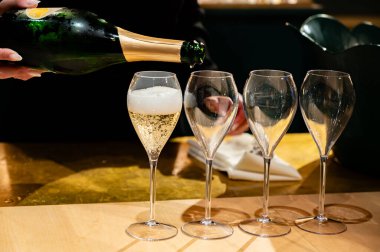 Fransız şarabı, köpüklü şampanya, şarap tatma, kutlama, düğün veya şampanya turu, mağara ziyareti, Reims, Fransa