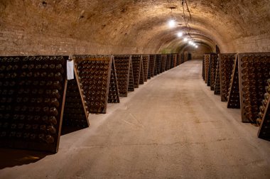 Köpüklü şarap, kava, şampanya, cremant şarap, yeraltı mağaralarının ziyareti, bulmaca çözme ve yaşlanma, Avrupa 'da şarap üretimi, mahzen ziyareti