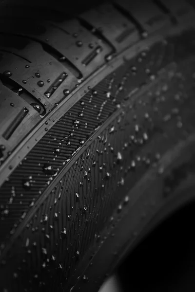 Wet tire texture — Stock Photo, Image