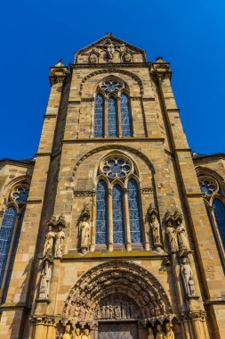 TRIER, Almanya, 20 HAZİRAN 2020 Trier Katedrali Cephesi