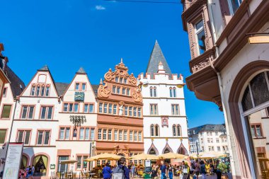 TRIER, Almanya, 20 HAZİRAN 2020: Trier 'in Tarihi Merkezi