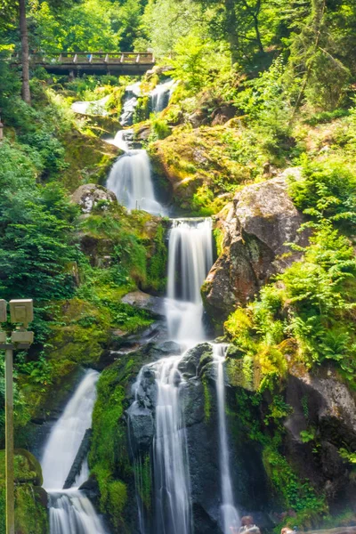 Vattenfallet Triberg Schwarzwald Tyskland — Stockfoto
