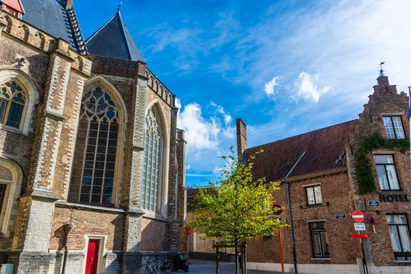 Bruges Bélgica Julio 2020 Iglesia Centro Ciudad — Foto de Stock