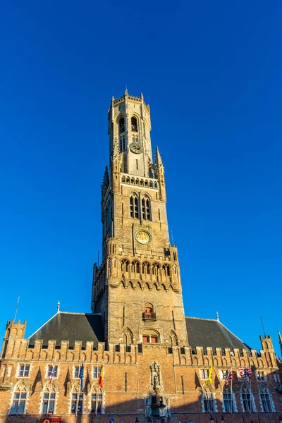 Ayuntamiento Brujas Bélgica — Foto de Stock
