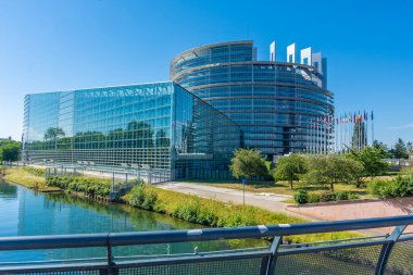 STRASBOURG, FRANCE, 18 Temmuz 2020: Avrupa Parlamentosu