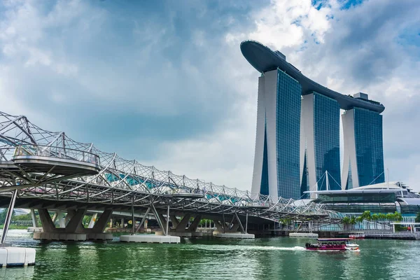 Singapour Octobre 2019 Moderne Marina Bay Sands Hotel — Photo