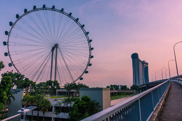 Roda Panorâmica Singapura — Fotografia de Stock