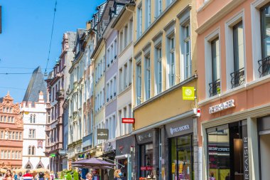 TRIER, Almanya, 20 HAZİRAN 2020: Trier 'in Tarihi Merkezi