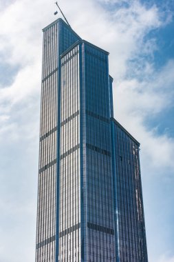 ŞENZHEN, ÇİN, 02 HAZİRAN 2020: Shenzhen iş bölgesindeki modern gökdelenler