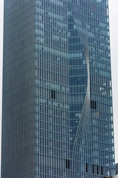 Shenzhen China January 2020 Twisted Skyscraper Shenzhen Business District Symbol — Stock Photo, Image