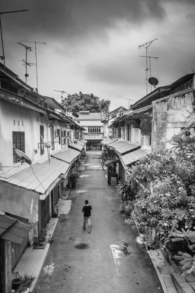 Vieille Vue Sur Rue Malacca Malaisie — Photo