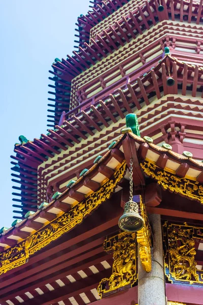 Guangzhou Guangdong Çin Deki Liurong Tapınağı Ndan Pagoda — Stok fotoğraf