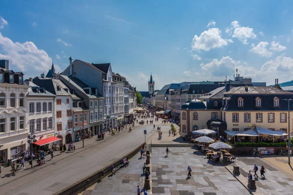 Trier Duitsland Juli 2020 Zicht Het Historische Centrum Van Trier — Stockfoto