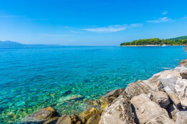LUCERNE, SWitness ZERLAND, 8 AĞUSTOS 2020: Kapellbrucke Köprüsü 'nün güzel manzarası