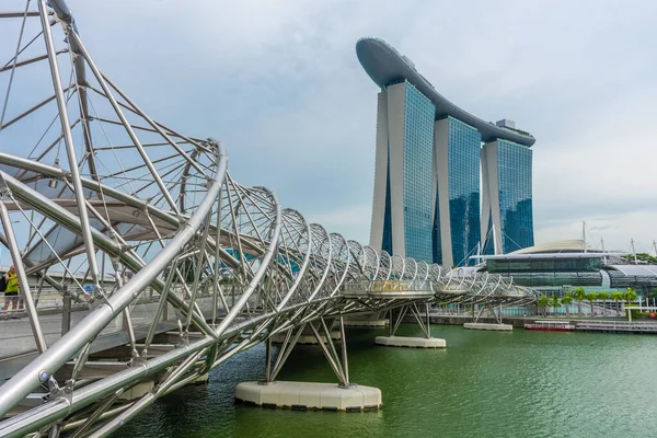 Singapour Octobre 2019 Moderne Marina Bay Sands Hotel — Photo
