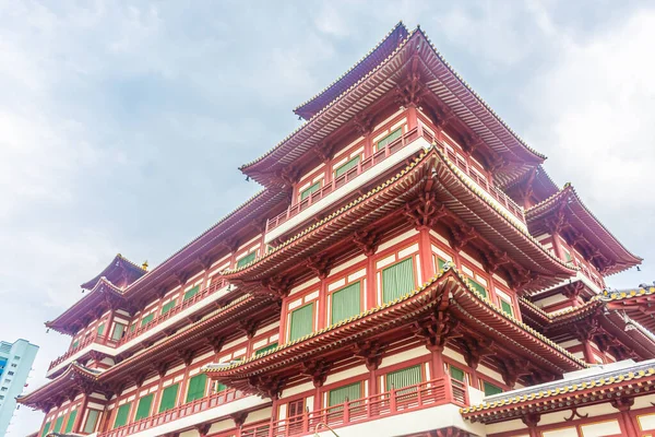 Singapur Octubre 2019 Buddha Tooth Relic Temple Chinatown —  Fotos de Stock