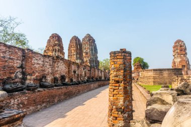Ayutthaya Tapınağı 'nın antik kalıntıları, Tayland