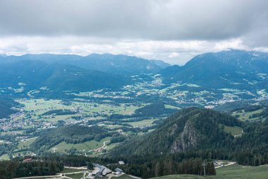 Almanya 'daki Jenner Dağı' ndan Bavyera Vadisi 'nin güzel manzarası
