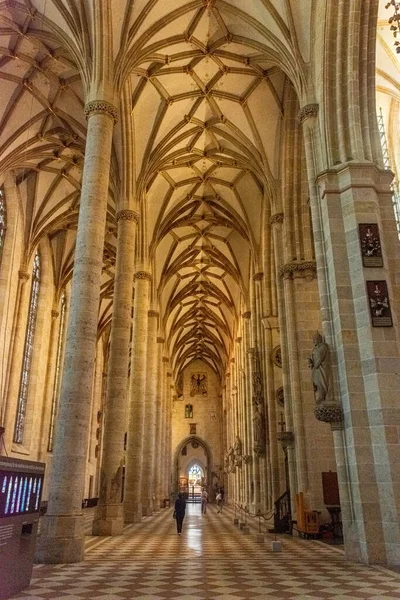 Ulm Alemania Agosto 2020 Interior Catedral Ulm Iglesia Más Alta — Foto de Stock