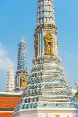 BANGKOK, THAILAND, 15 HAZİRAN 2020: Bangkok Büyük Sarayı