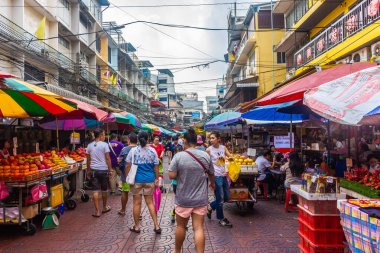 BANGKOK, THAILAND, 14 HAZİRAN 2020: Bangkok 'un Çin Mahallesi