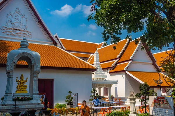 Bangkok Thailandia Gennaio 2020 Tempio Wat Suthat Thepwararam — Foto Stock