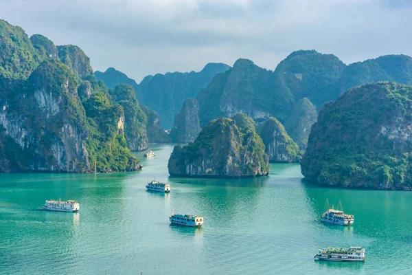 HA LONG BAY, VİETNAM, 6 HAZİRAN 2020: