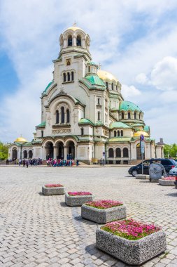 Bulgaristan 'ın Sofya kentindeki Aleksander Nevsky Ortodoks Katedrali
