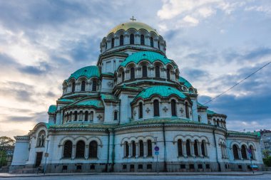 Bulgaristan 'ın Sofya kentindeki Aleksander Nevsky Ortodoks Katedrali