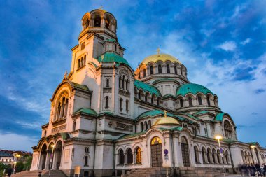 Bulgaristan 'ın Sofya kentindeki Aleksander Nevsky Ortodoks Katedrali