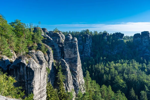 Landscape Saxon Switzerland Germany — Stock Photo, Image