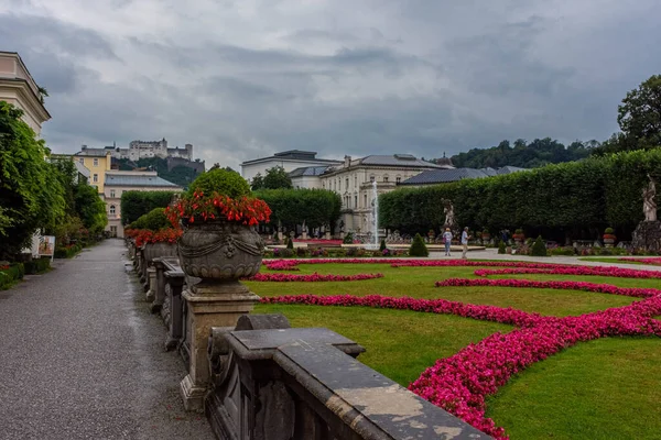 Salzburg Oostenrijk August 2020 Prachtige Tuinen Van Het Koninklijk Paleis — Stockfoto