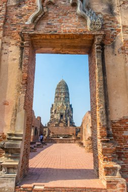 AYUTTHAYA, THAILAND, 12 HAZİRAN 2020: Ayutthaya Tapınakları