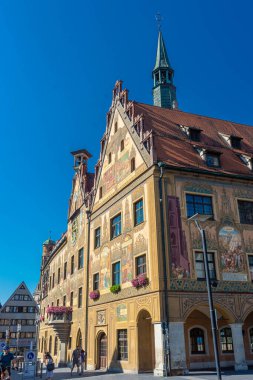 ULM, ALMANY, 7 AĞUSTOS 2020: Belediye Binası