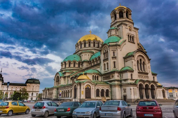 Православний Собор Олександра Невського Софії Болгарія — стокове фото